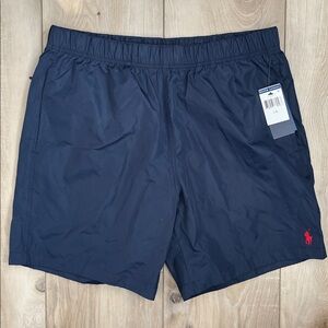 Polo Ralph Lauren Mens Performance Shorts Unlined Athletic Vital Navy Size L NEW